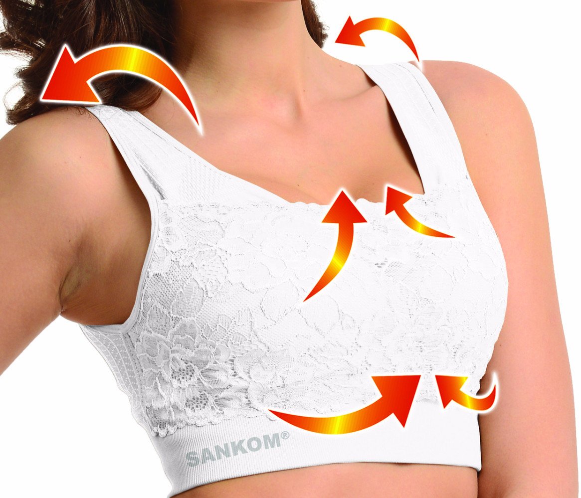 Buy SANKOM Patent Shaping Camisole with Bra with Cooling Fibers